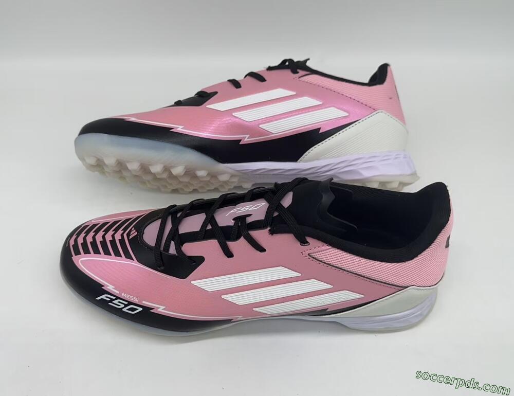 Adidas F50 Pro TF Low-Tops Football Shoes - Pink/Black/White