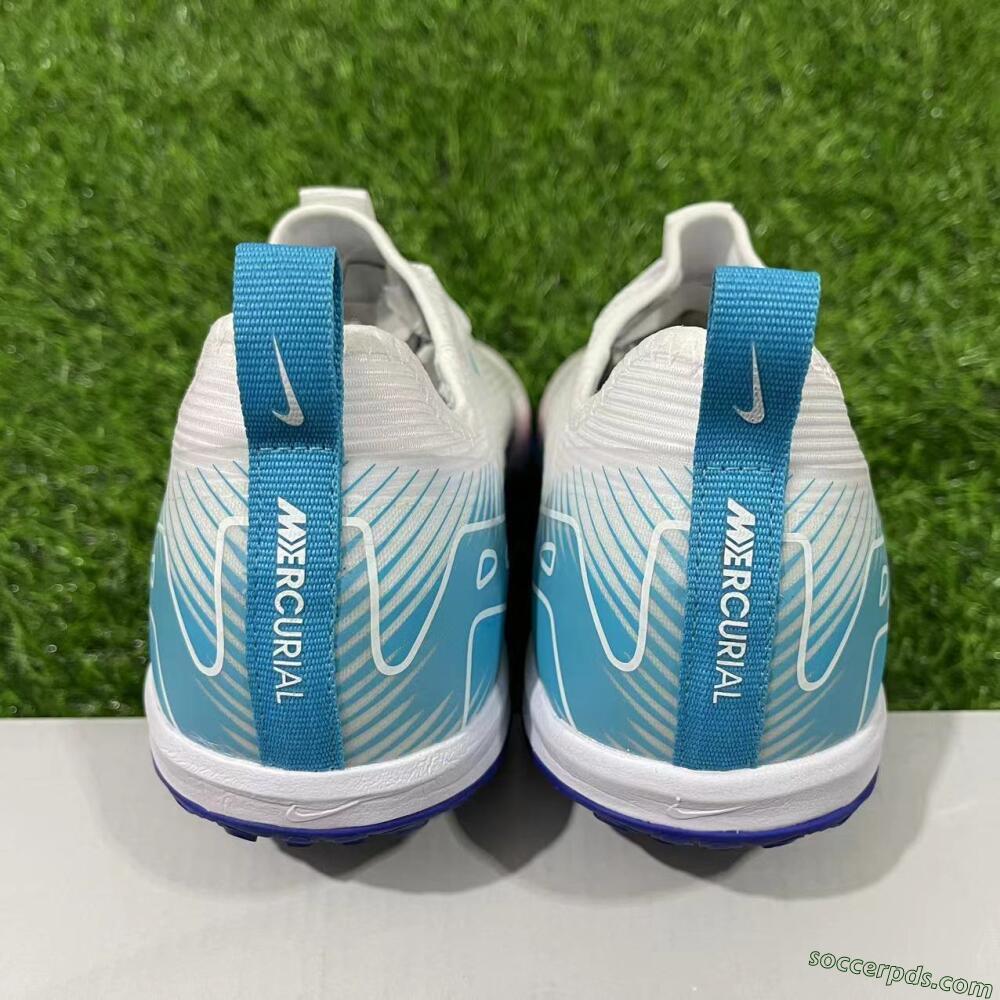 Nike Air Zoom Mercurial Vapor 16 Pro TF Low-Tops Football Shoes - White/Purple/Pink/Jade