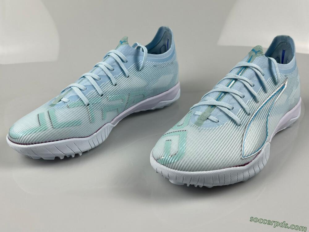 Puma Ultra Ultimate TF Low-Tops Football Boots - Jade/Silver/Blue