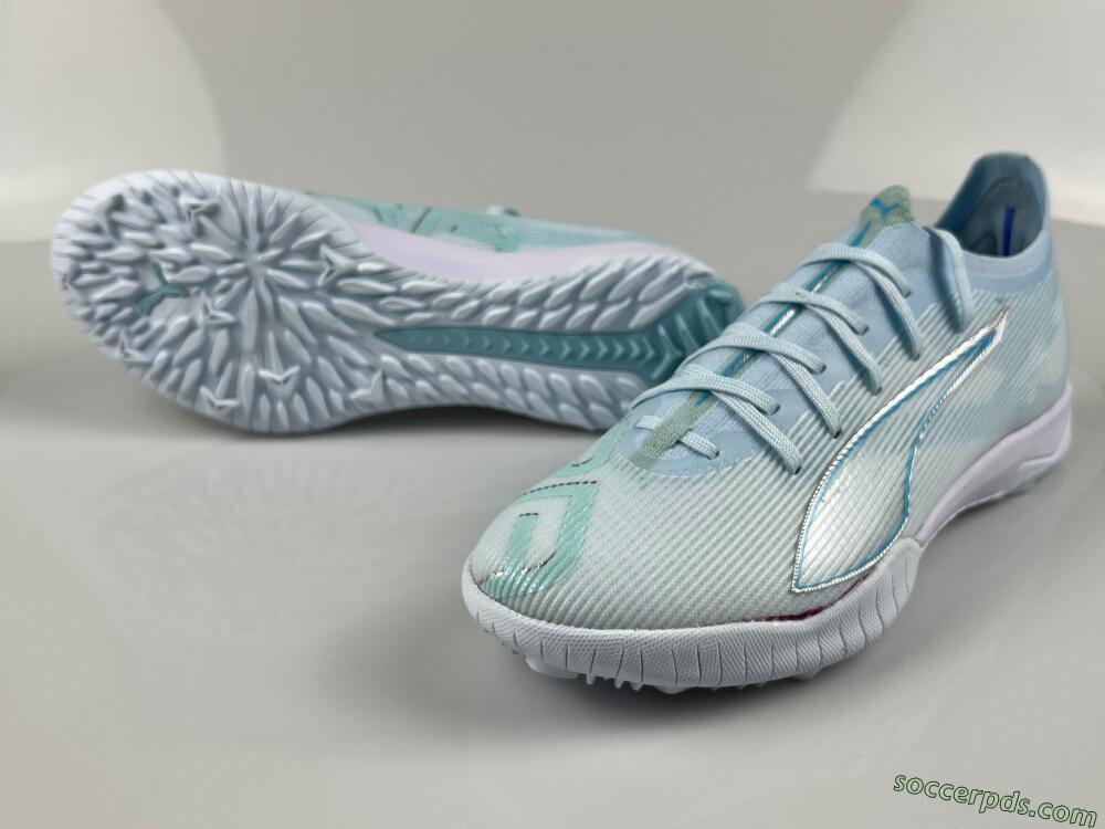 Puma Ultra Ultimate TF Low-Tops Football Boots - Jade/Silver/Blue