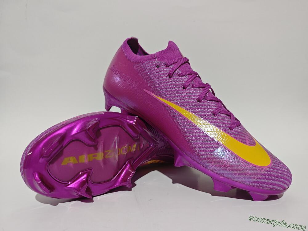 Nike Air Zoom Mercurial Vapor 16 Elite FG Low-Tops Football Boots - Pink/Yellow