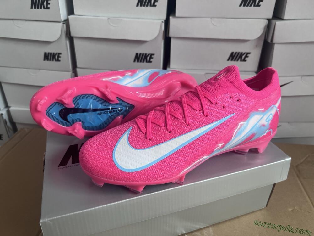 Nike Air Zoom Mercurial Vapor 16 Elite FG Low-Tops Football Boots - Pink/White/Jade