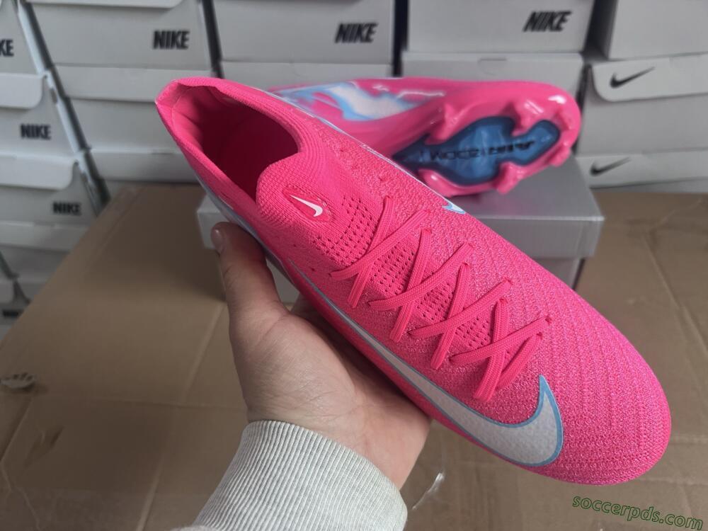 Nike Air Zoom Mercurial Vapor 16 Elite FG Low-Tops Football Boots - Pink/White/Jade