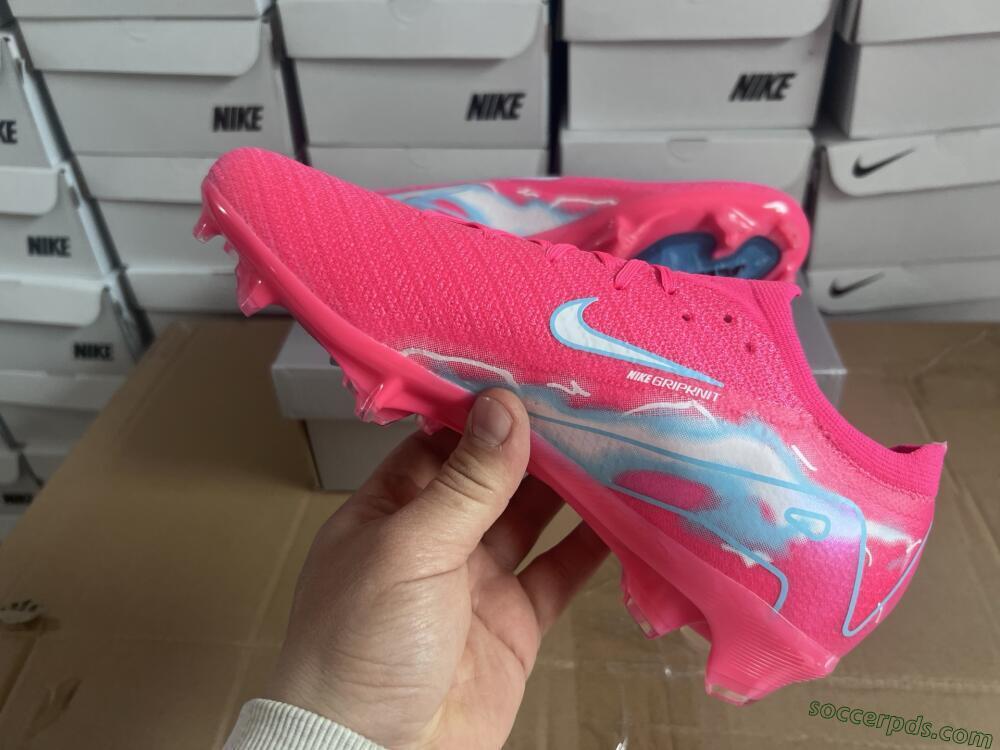 Nike Air Zoom Mercurial Vapor 16 Elite FG Low-Tops Football Boots - Pink/White/Jade