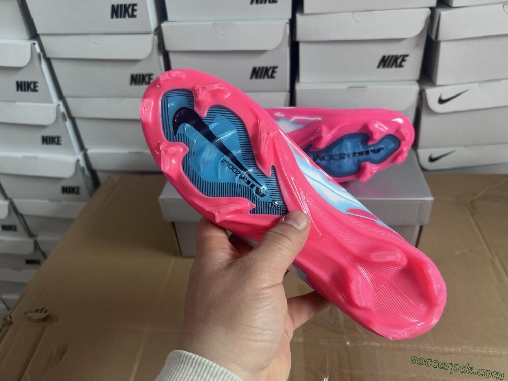 Nike Air Zoom Mercurial Vapor 16 Elite FG Low-Tops Football Boots - Pink/White/Jade