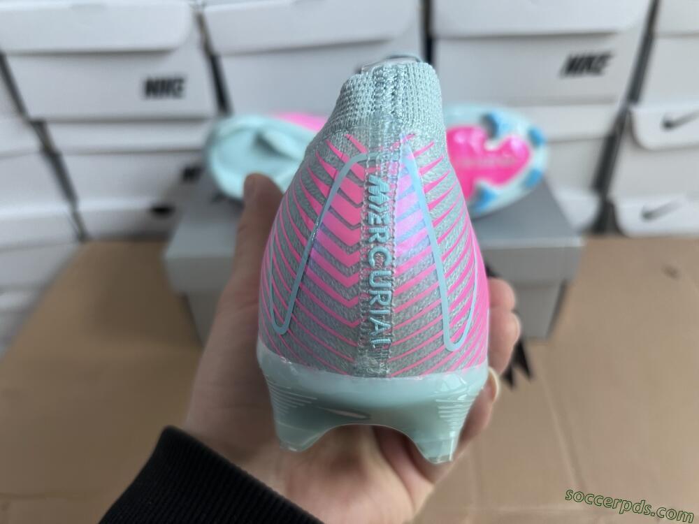 Nike Air Zoom Mercurial Vapor 16 Elite FG Low-Tops Football Boots - Jade/Pink/Silver