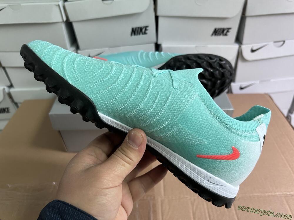Nike Phantom Luna Elite TF Low-Tops Football Shoes - Jade/Red/White