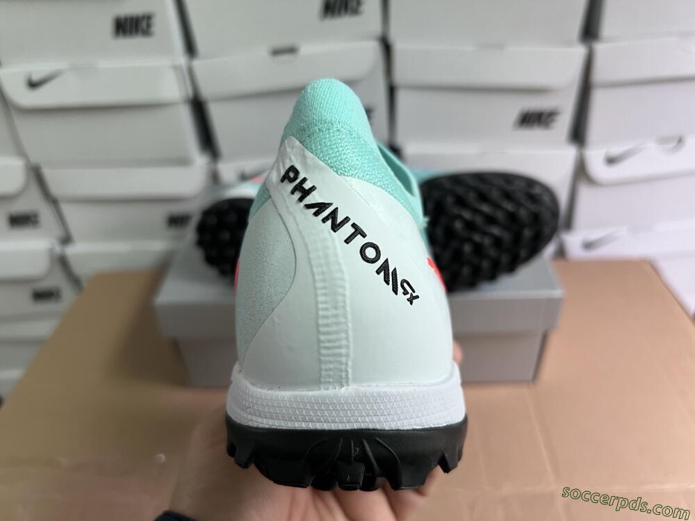 Nike Phantom Luna Elite TF Low-Tops Football Shoes - Jade/Red/White