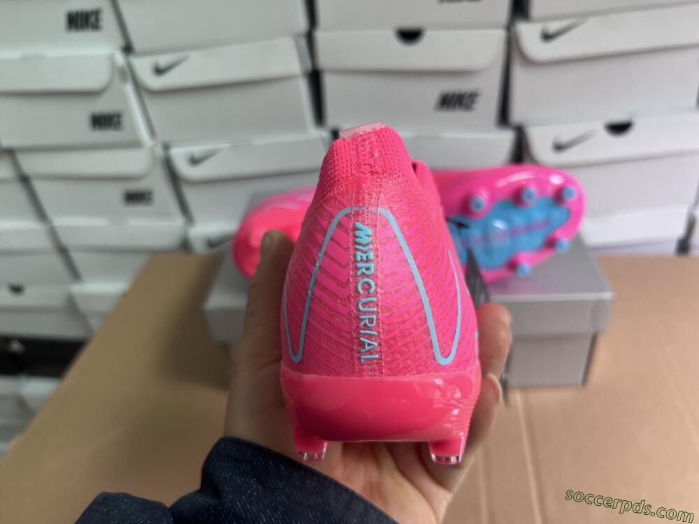 Nike Air Zoom Mercurial Vapor 16 Elite AG Low-Tops Football Boots - Pink/Jade