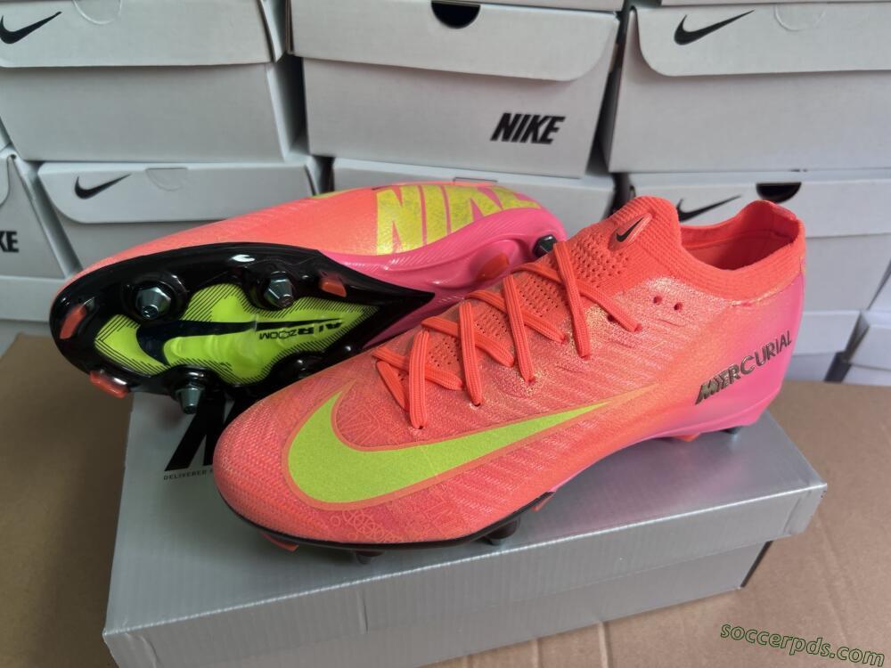 Nike Air Zoom Mercurial Vapor 16 Elite SG Low-Tops Football Boots - Red/Yellow/Black