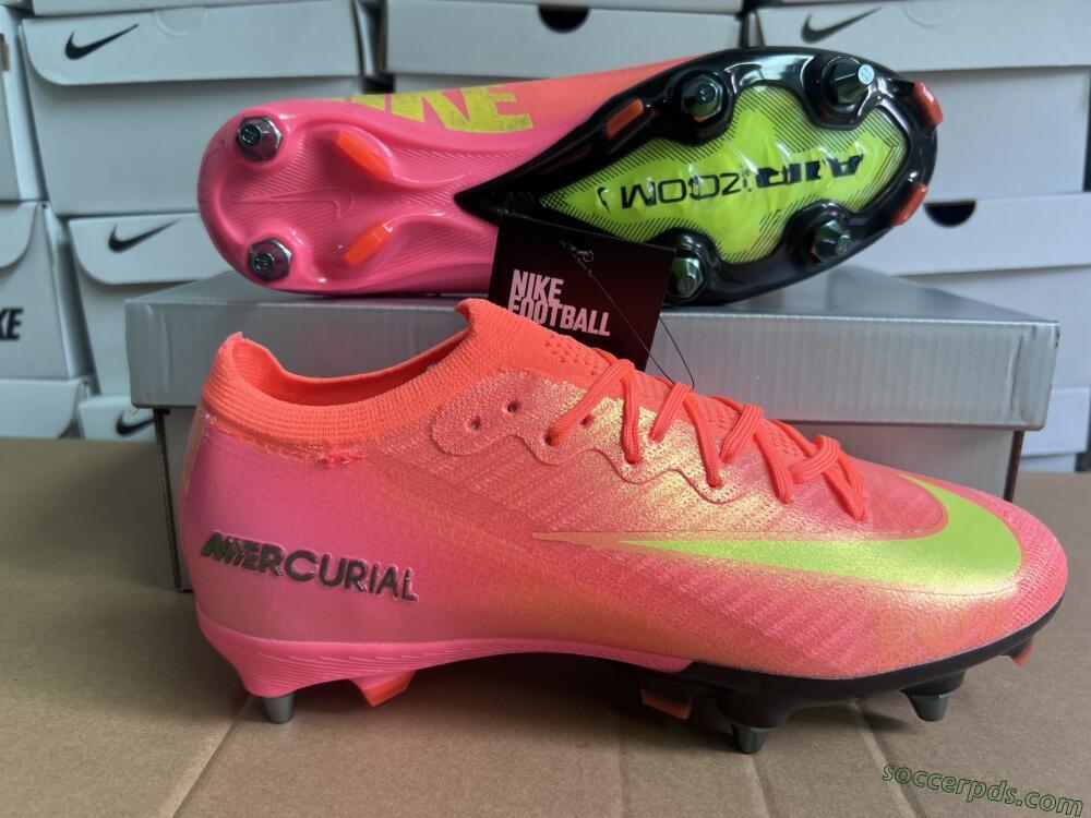 Nike Air Zoom Mercurial Vapor 16 Elite SG Low-Tops Football Boots - Red/Yellow/Black