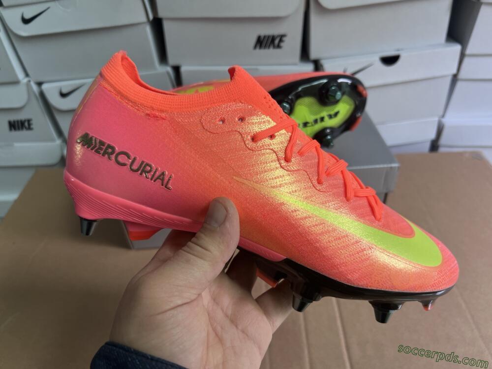 Nike Air Zoom Mercurial Vapor 16 Elite SG Low-Tops Football Boots - Red/Yellow/Black