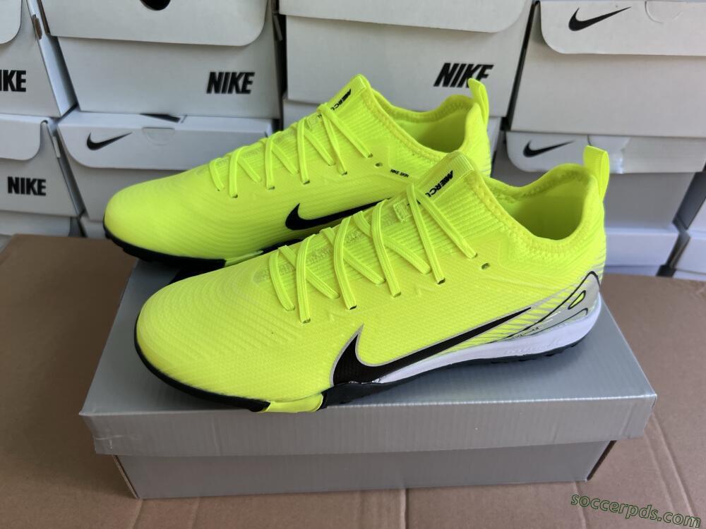 Nike Air Zoom Mercurial Vapor 16 Elite TF Low-Tops Football Shoes - Yellow/Black/Silver