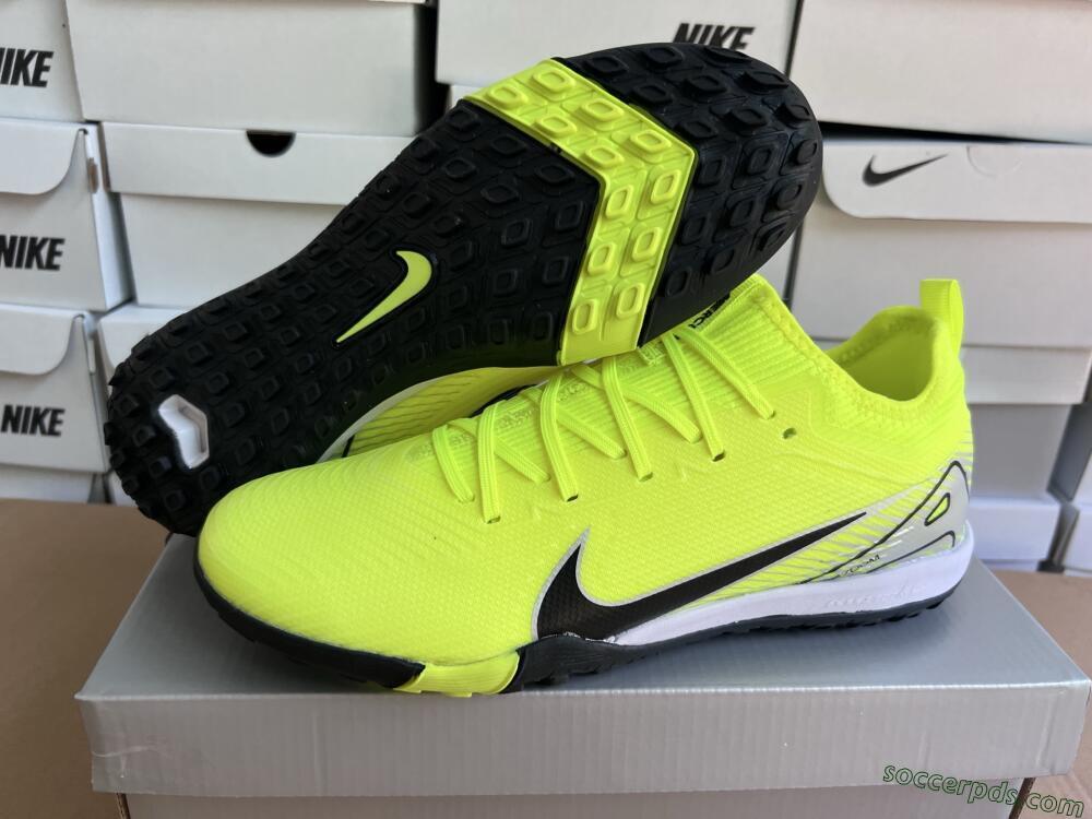 Nike Air Zoom Mercurial Vapor 16 Elite TF Low-Tops Football Shoes - Yellow/Black/Silver
