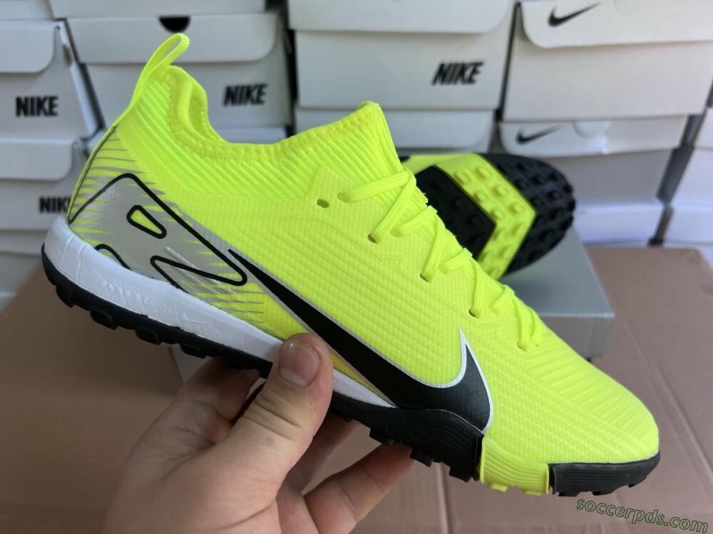 Nike Air Zoom Mercurial Vapor 16 Elite TF Low-Tops Football Shoes - Yellow/Black/Silver