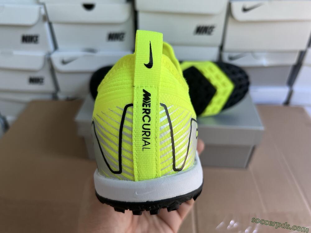 Nike Air Zoom Mercurial Vapor 16 Elite TF Low-Tops Football Shoes - Yellow/Black/Silver