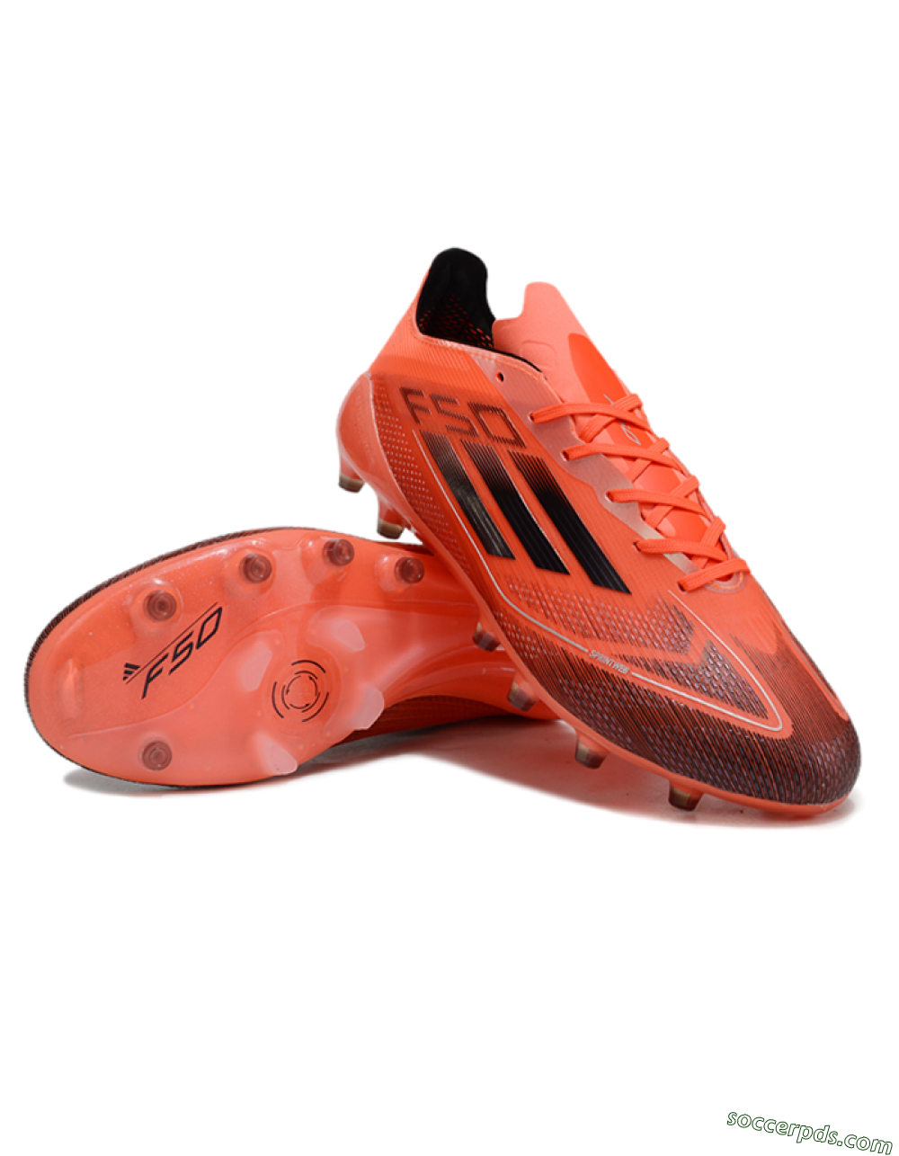 Adidas F50 Elite AG Low-Tops Football Boots - Red/Black 3