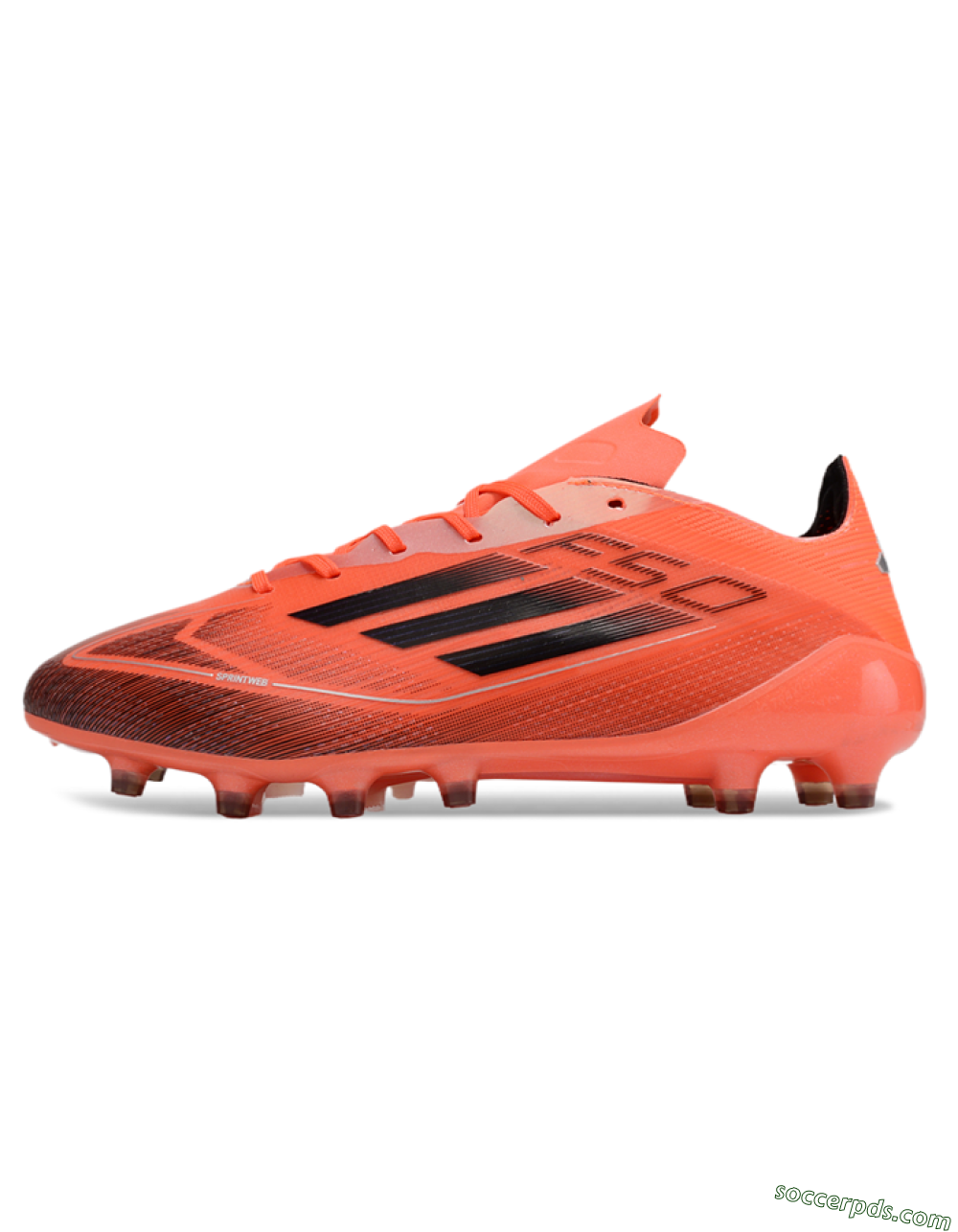 Adidas F50 Elite AG Low-Tops Football Boots - Red/Black 2
