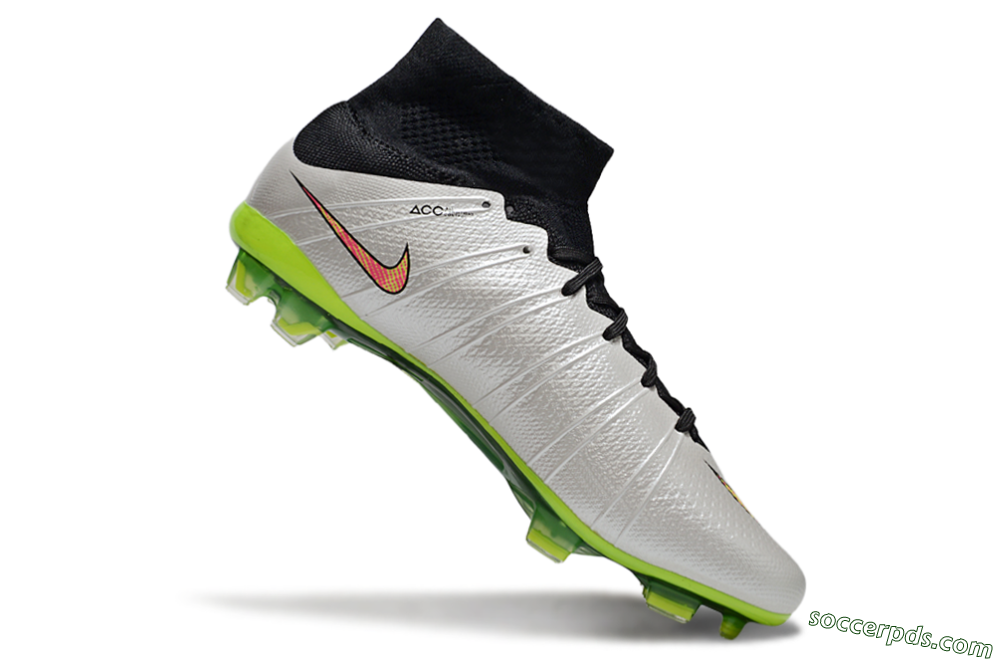 Nike Mercurial Superfly 4 CR7 FG High-Tops Football Boots - Silver/Pink/Black/Yellow 4