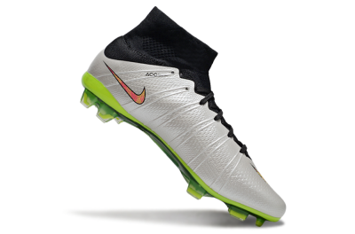 Nike Mercurial Superfly 4 CR7 FG High-Tops Football Boots - Silver/Pink/Black/Yellow