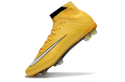 Nike Mercurial Superfly 4 CR7 FG High-Tops Football Boots - Yellow/White/Black