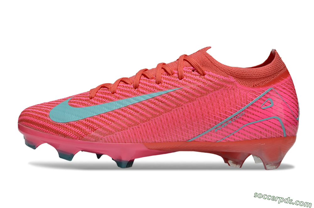 Nike Air Zoom Mercurial Vapor 16 Elite FG Low-Tops Football Boots - Pink/Jade 2