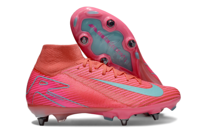 Nike Air Zoom Mercurial Superfly 10 Elite SG High-Tops Football Boots - Pink/Jade