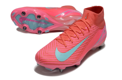 Nike Air Zoom Mercurial Superfly 10 Elite SG High-Tops Football Boots - Pink/Jade