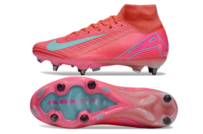 Nike Air Zoom Mercurial Superfly 10 Elite SG High-Tops Football Boots - Pink/Jade