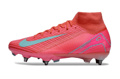 Nike Air Zoom Mercurial Superfly 10 Elite SG High-Tops Football Boots - Pink/Jade