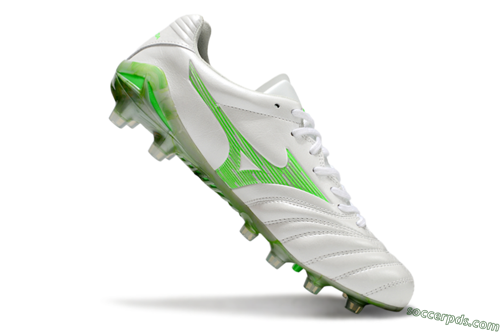 Mizuno Morelia Neo 4 Bate FG Low-Tops Football Boots - White/Yellow 4