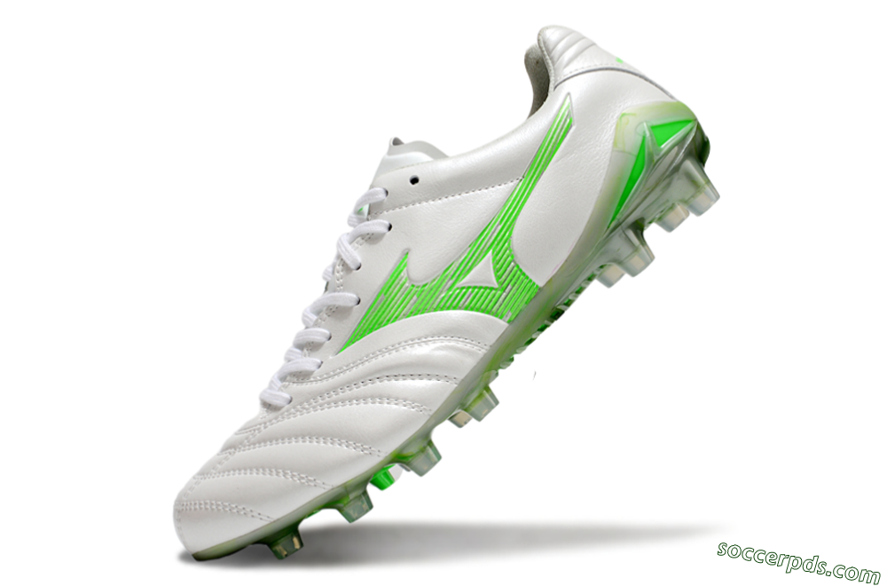 Mizuno Morelia Neo 4 Bate FG Low-Tops Football Boots - White/Yellow 5