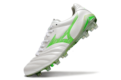 Mizuno Morelia Neo 4 Bate FG Low-Tops Football Boots - White/Yellow