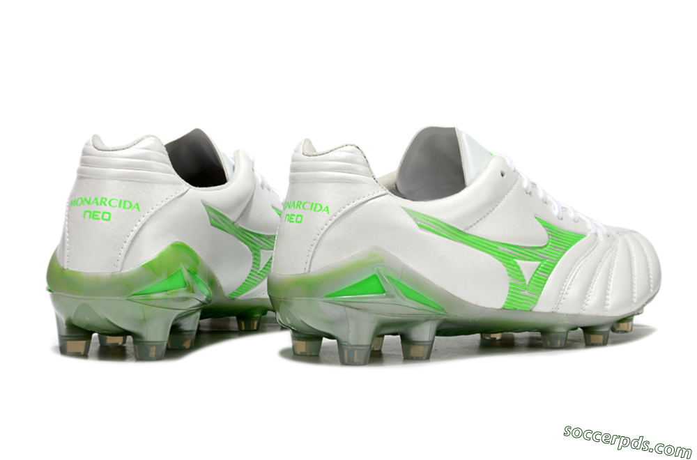 Mizuno Morelia Neo 4 Bate FG Low-Tops Football Boots - White/Yellow 6