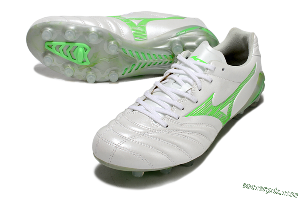 Mizuno Morelia Neo 4 Bate FG Low-Tops Football Boots - White/Yellow 3