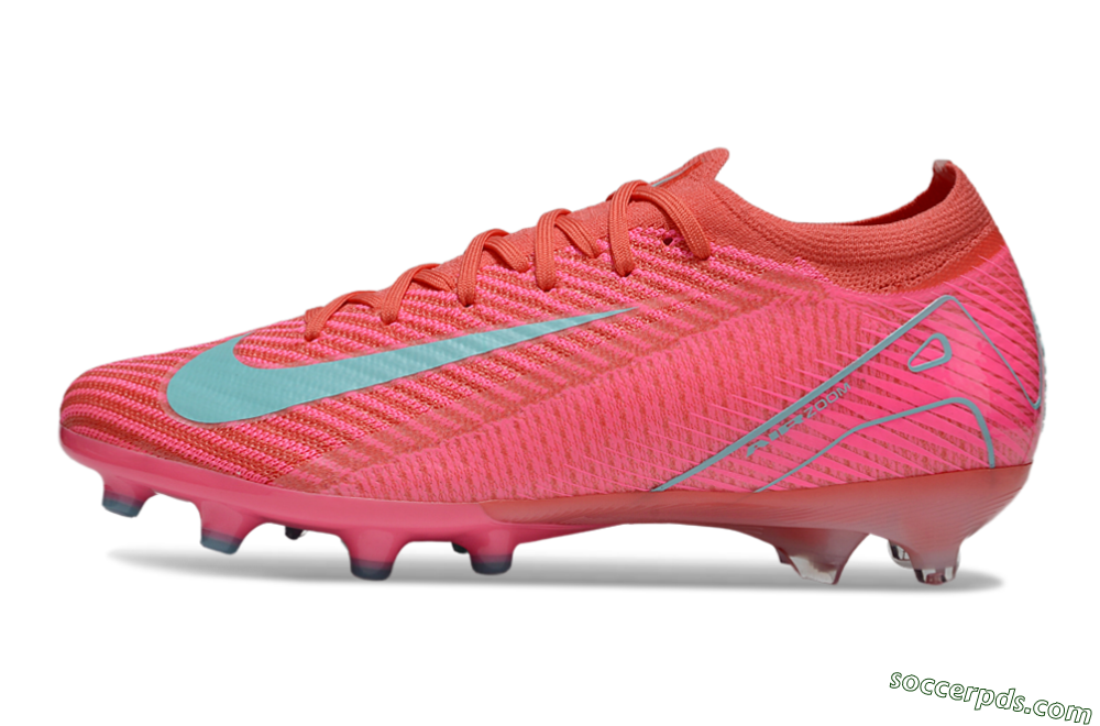 Nike Air Zoom Mercurial Vapor 16 Elite AG Low-Tops Football Boots - Pink/Jade 2