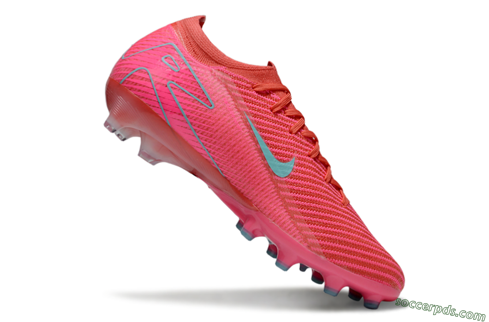 Nike Air Zoom Mercurial Vapor 16 Elite AG Low-Tops Football Boots - Pink/Jade 4