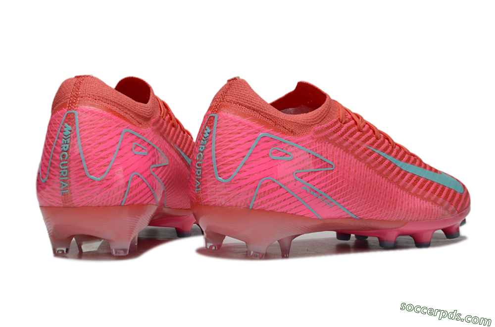 Nike Air Zoom Mercurial Vapor 16 Elite AG Low-Tops Football Boots - Pink/Jade 6