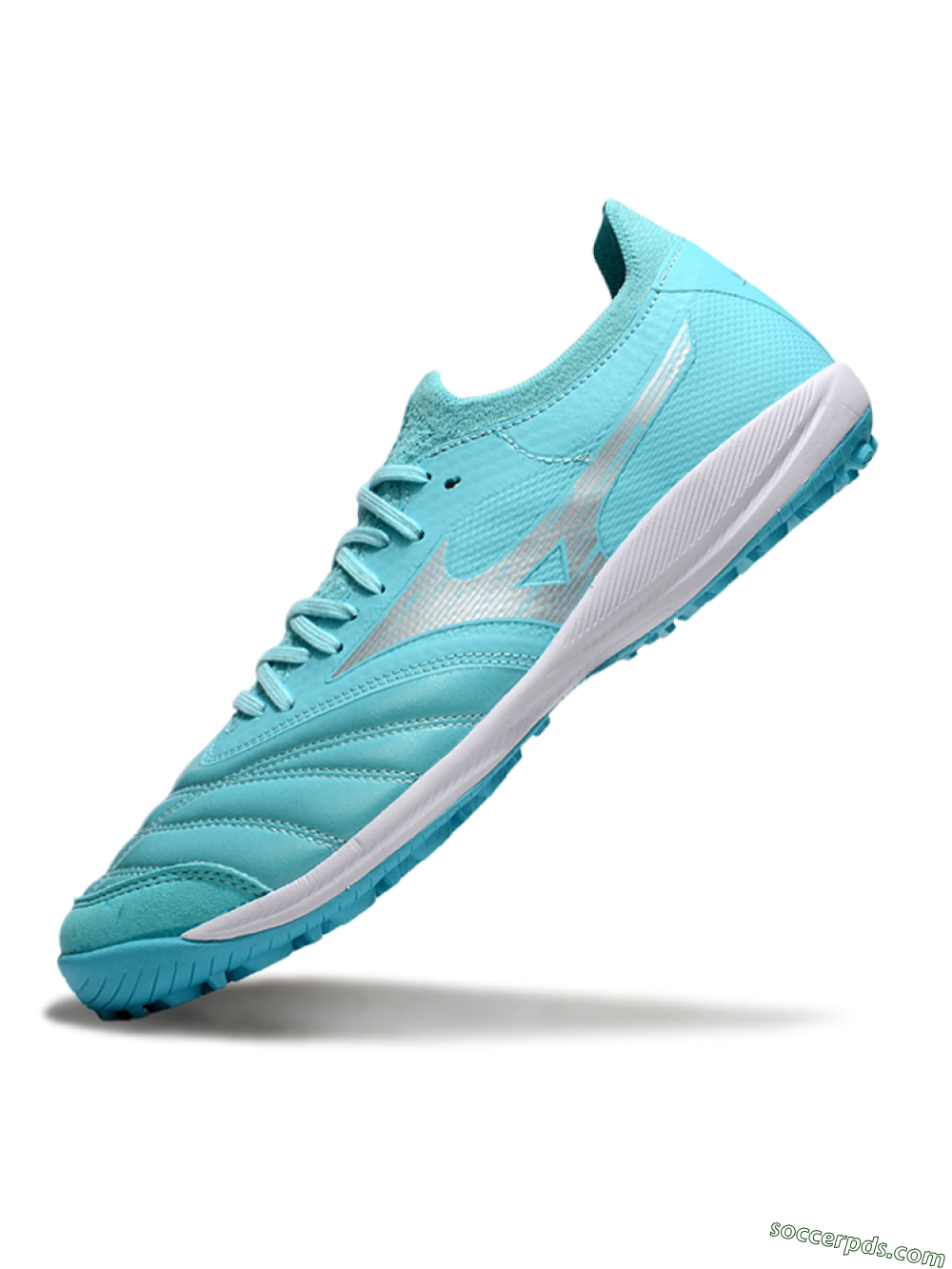 Mizuno Morelia Neo Sala TF Low-Tops Football Shoes - Jade/Silver/White 5