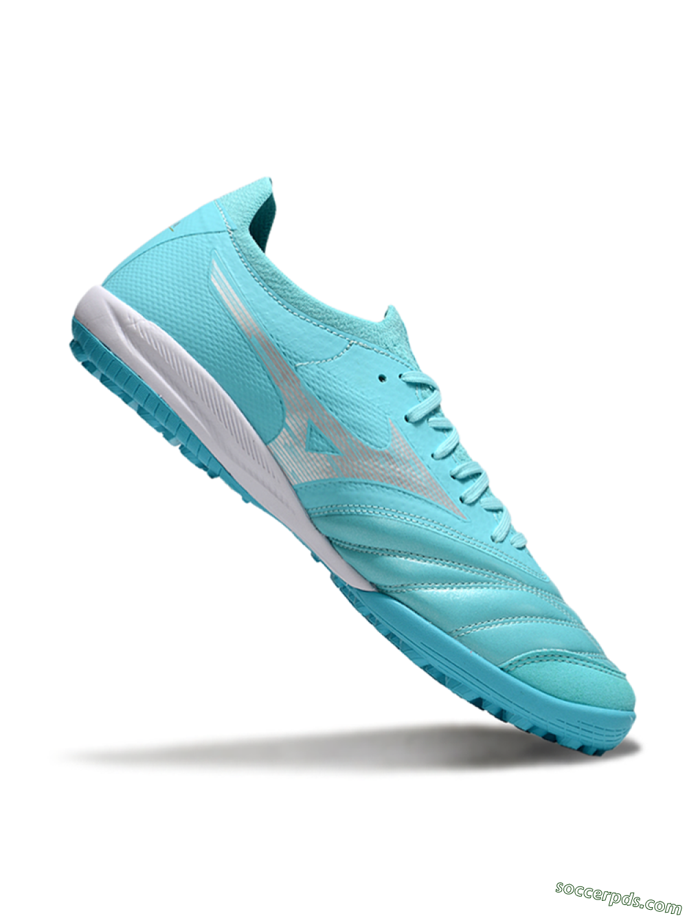 Mizuno Morelia Neo Sala TF Low-Tops Football Shoes - Jade/Silver/White 4