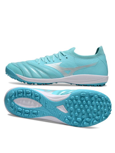 Mizuno Morelia Neo Sala TF Low-Tops Football Shoes - Jade/Silver/White