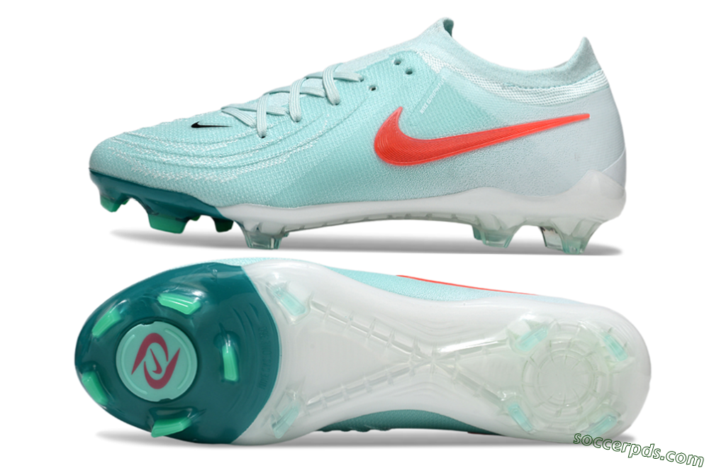 Nike Phantom Luna Elite FG Low-Tops Football Boots - Jade/Red/White 0
