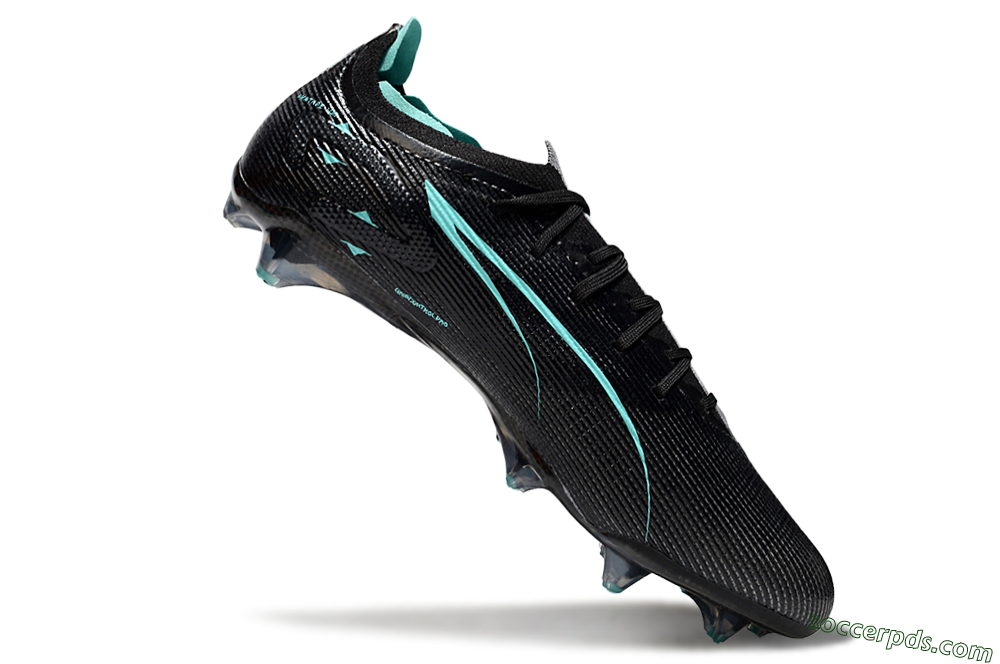 Puma Ultra 5 Ultimate FG Low-Tops Football Boots - Black/Jade 4