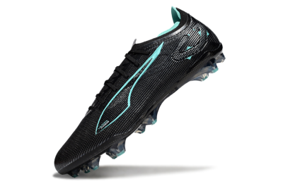 Puma Ultra 5 Ultimate FG Low-Tops Football Boots - Black/Jade
