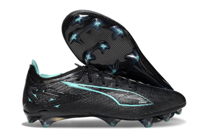 Puma Ultra 5 Ultimate FG Low-Tops Football Boots - Black/Jade