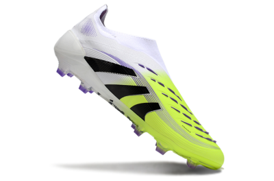 Adidas Predator Elite 25 Laceless FG Low-Tops Football Boots - Yellow/Black/White