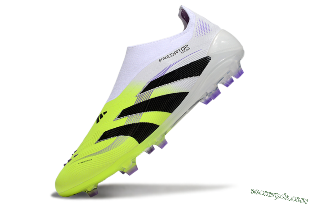 Adidas Predator Elite 25 Laceless FG Low-Tops Football Boots - Yellow/Black/White 5