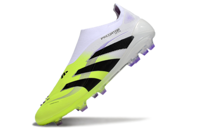 Adidas Predator Elite 25 Laceless FG Low-Tops Football Boots - Yellow/Black/White