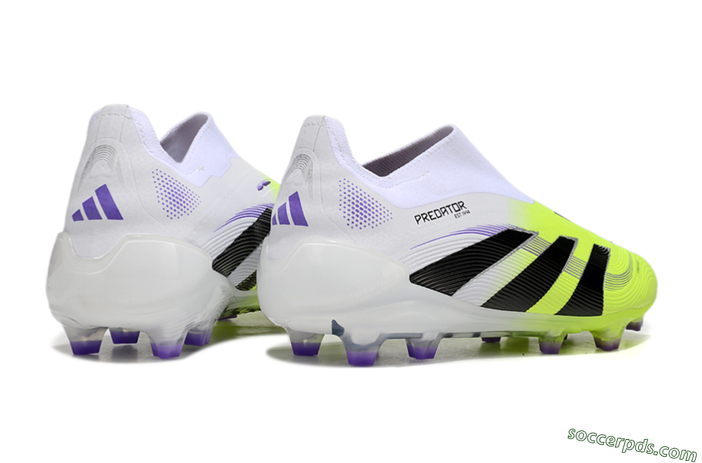 Adidas Predator Elite 25 Laceless FG Low-Tops Football Boots - Yellow/Black/White 6