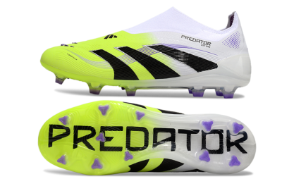 Adidas Predator Elite 25 Laceless FG Low-Tops Football Boots - Yellow/Black/White
